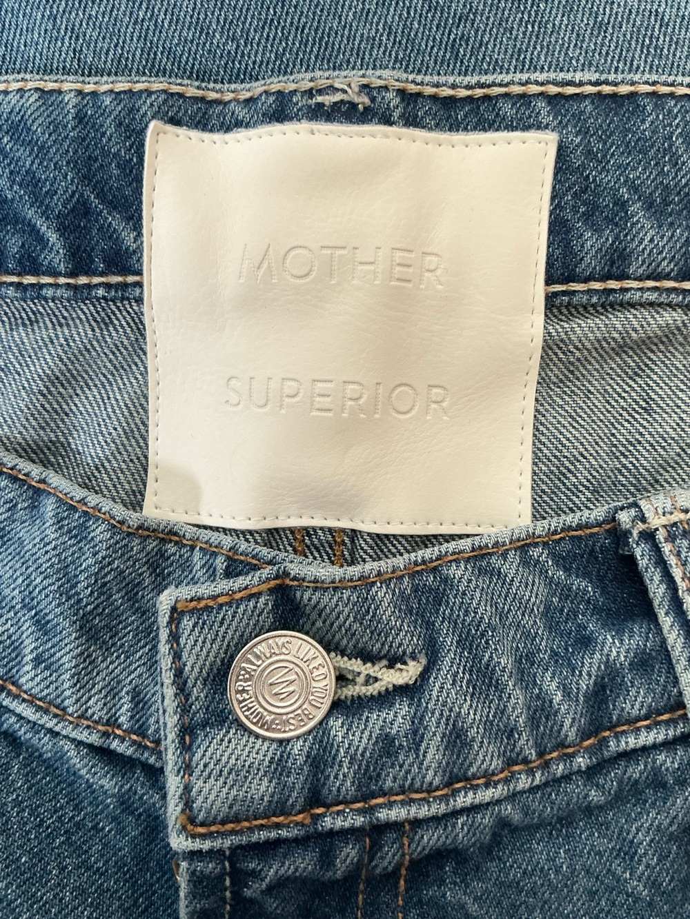 NWT MOTHER SUPERIOR Jeans Lil’ Mother Lil’ Reifler Early Blue Size 31 - Picture 9 of 15